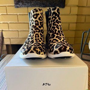 APL Iconic Leopard Chelsea Sneaker Boots - Women's Size 10